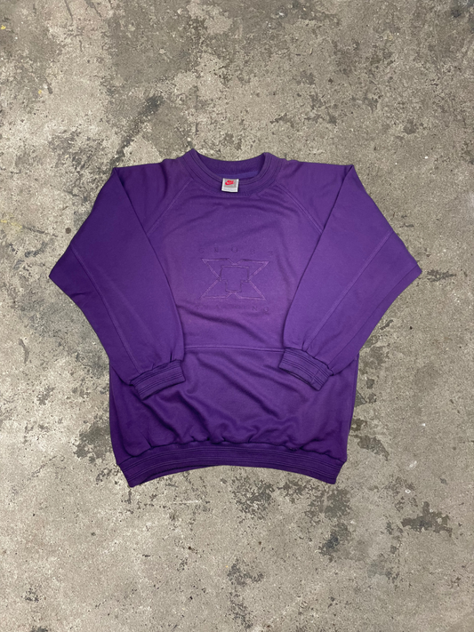 Vintage 90s rare Nike purple Sweatshirt