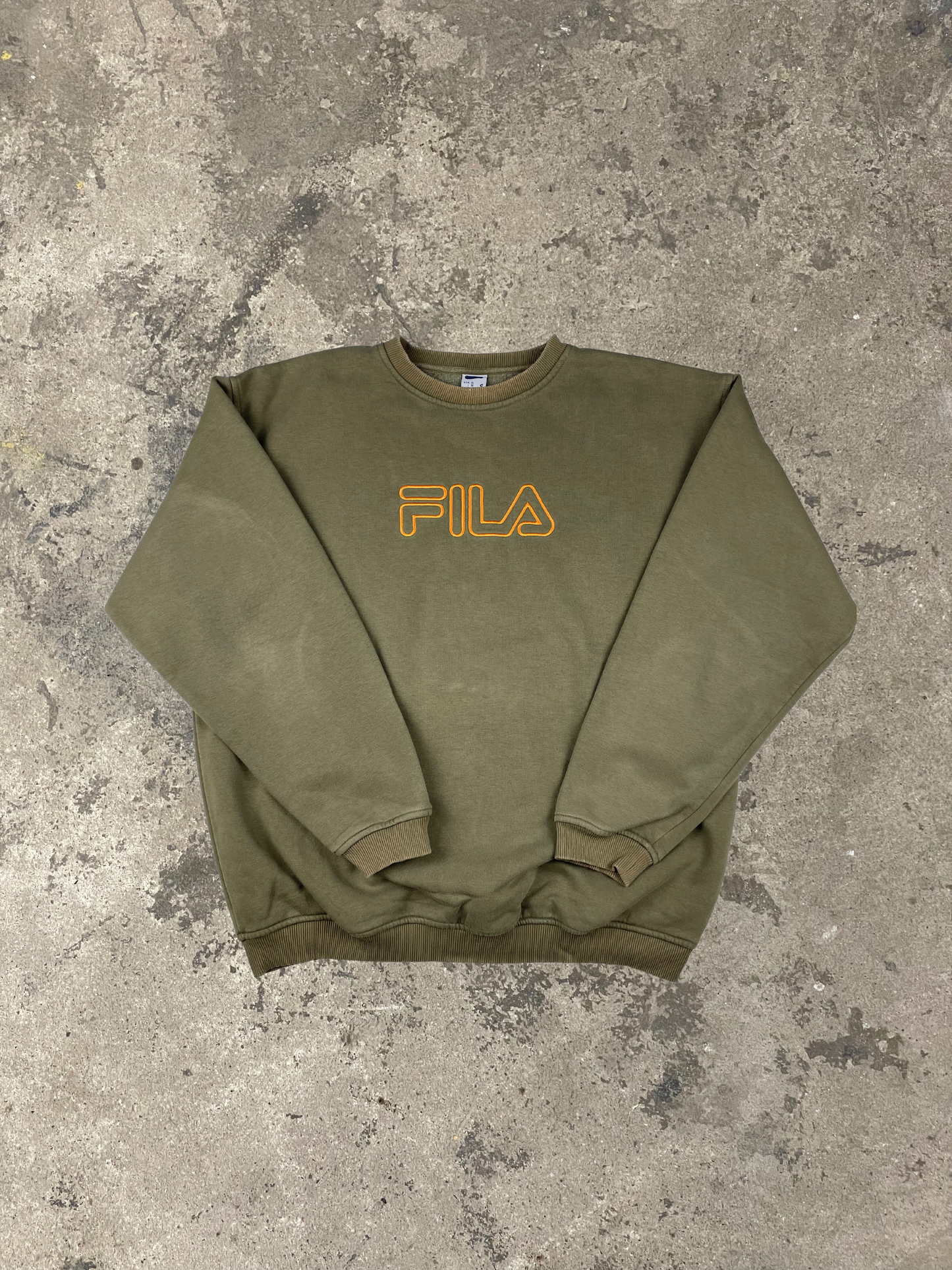 Vintage earth tones Fila Sweatshirt