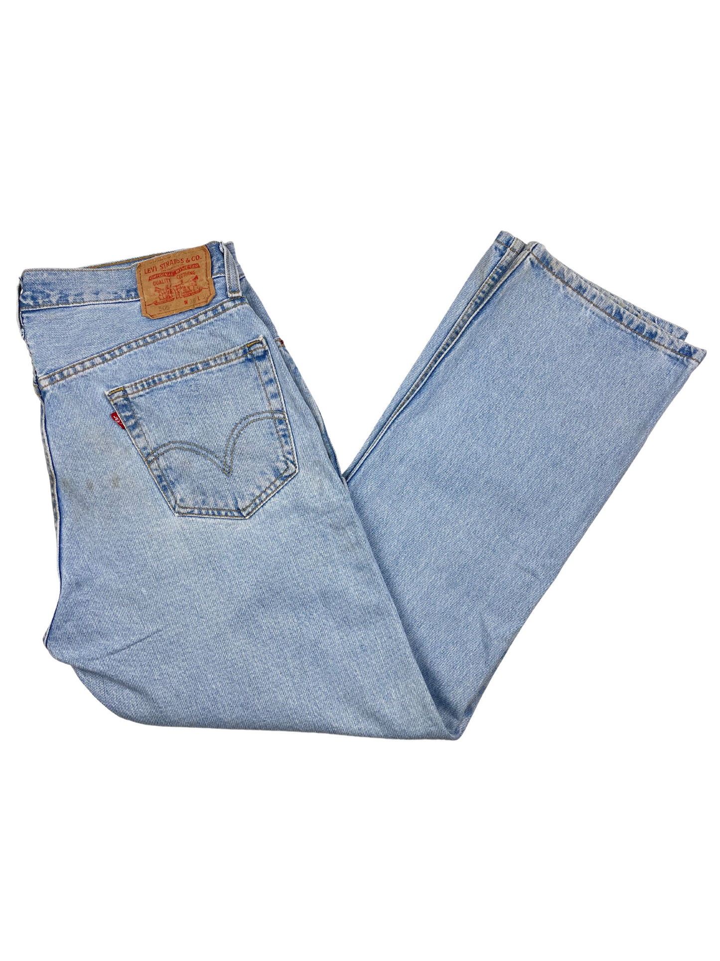 Levis 505 light blue jeans