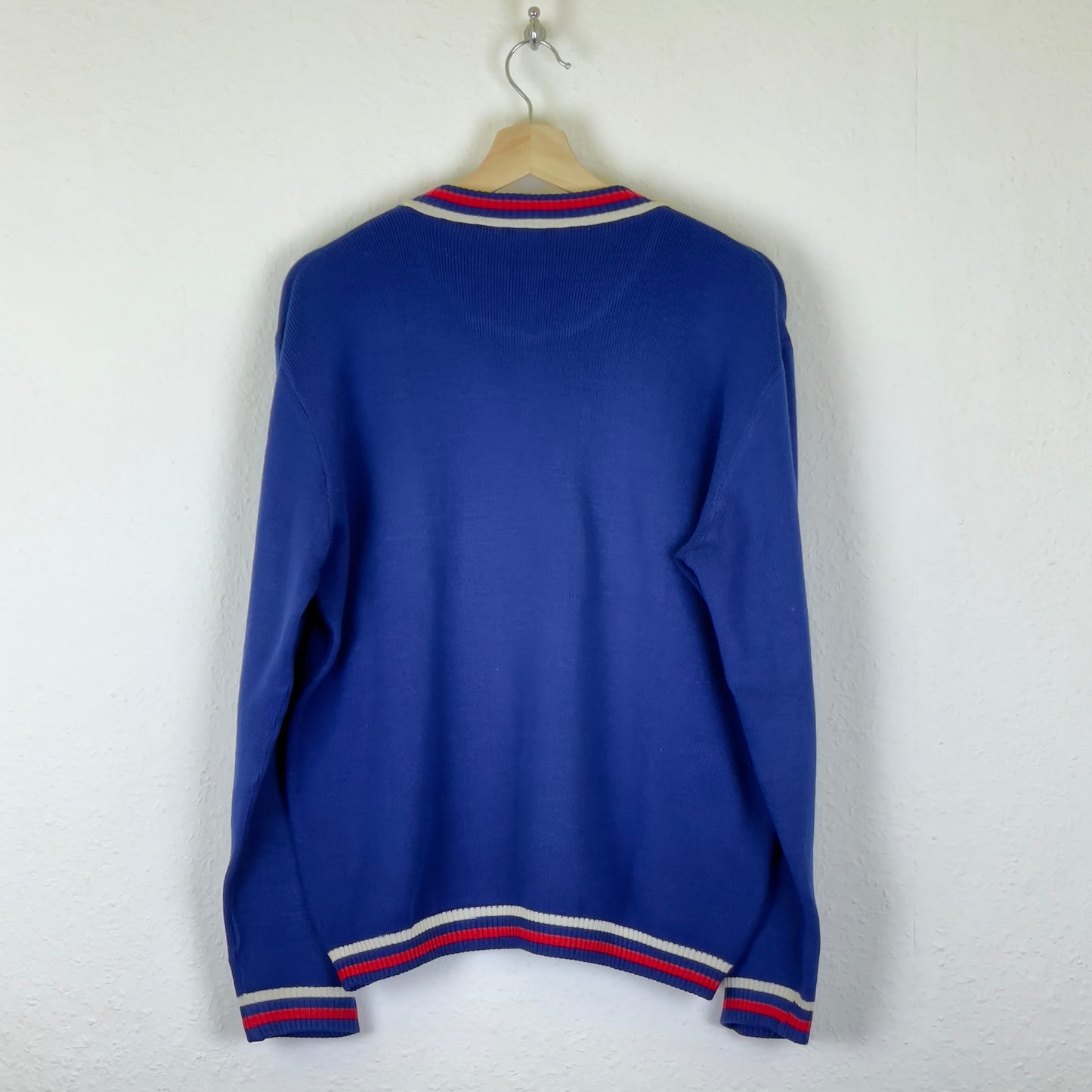 Vintage blue knitted sweater S / M