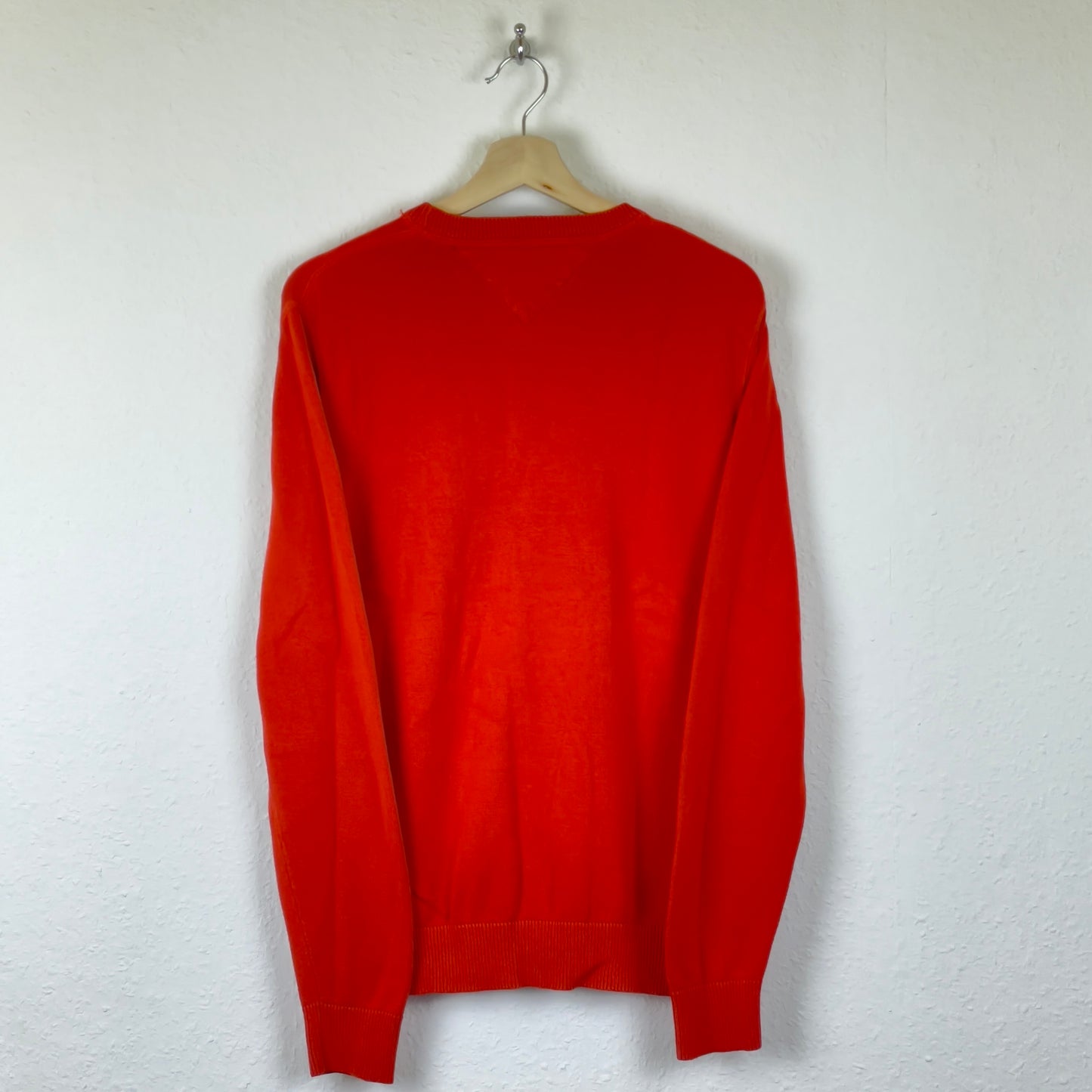 Tommy Hilfiger orange knitted sweater S / M