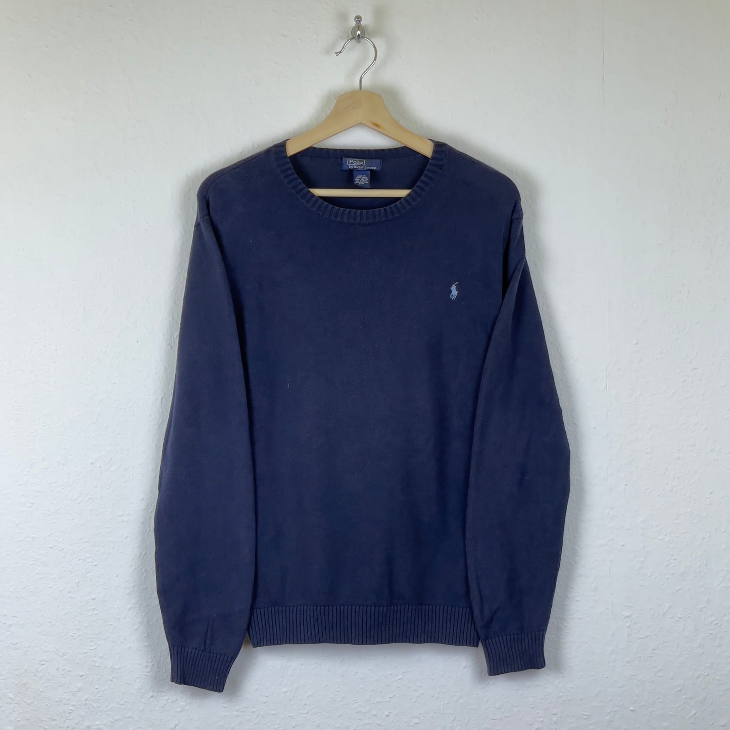 Polo Ralph Lauren navy knit sweater S / M