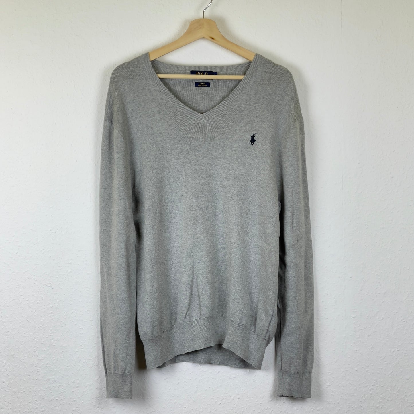 Polo Ralph Lauren grey knit sweater S / M