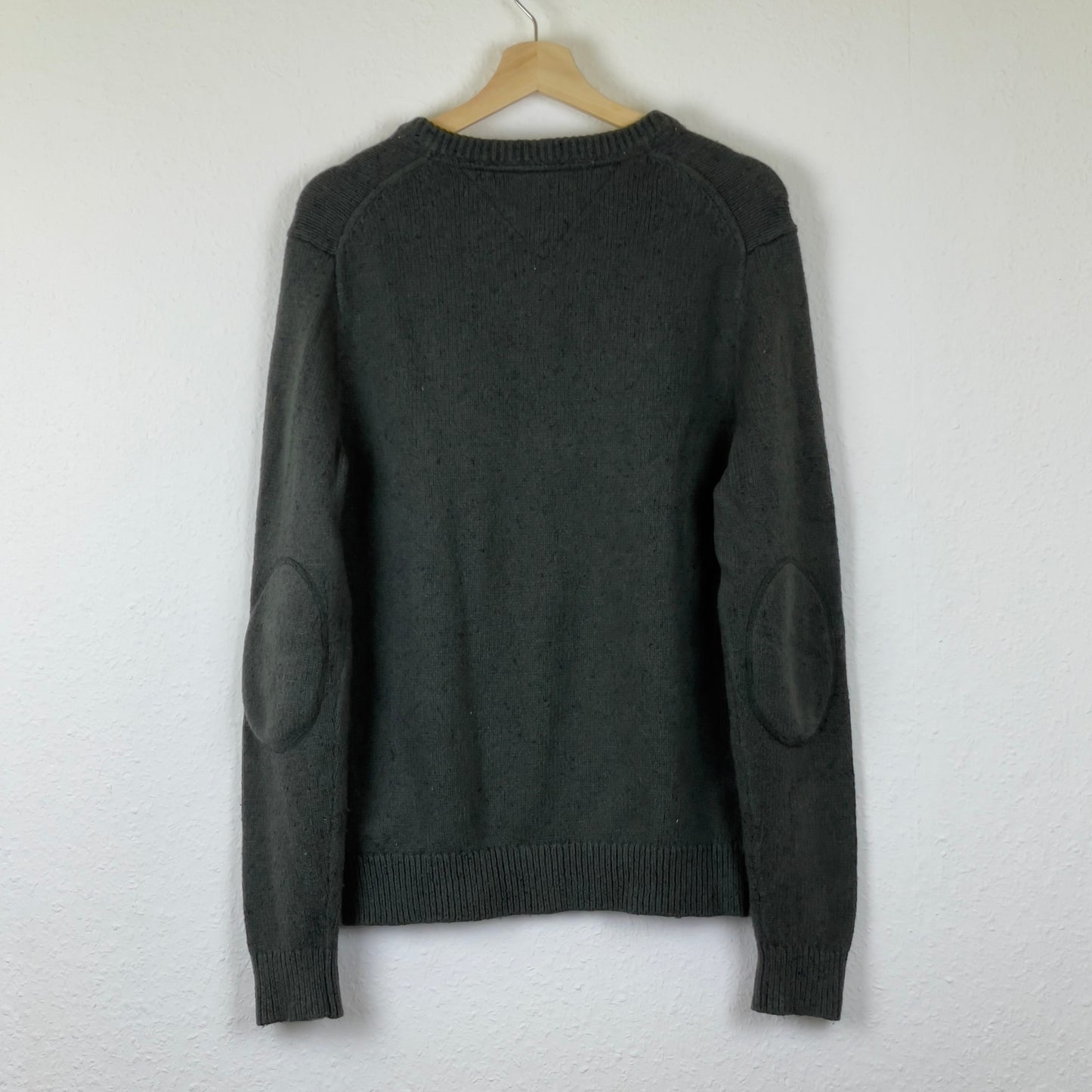 Tommy Hilfiger Green thick knitted sweater M