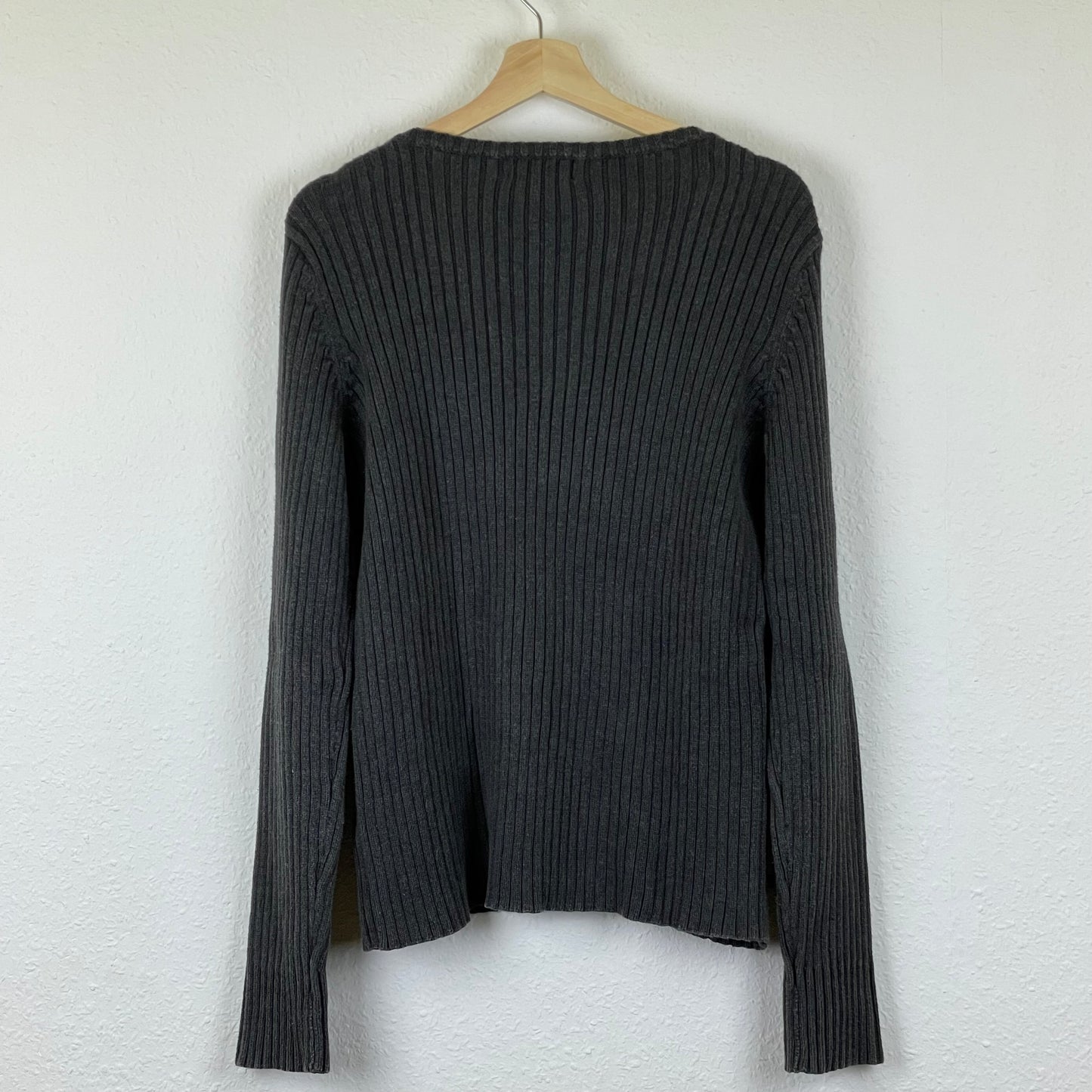 Polo Ralph Lauren thick charcoal knit sweater XS / S