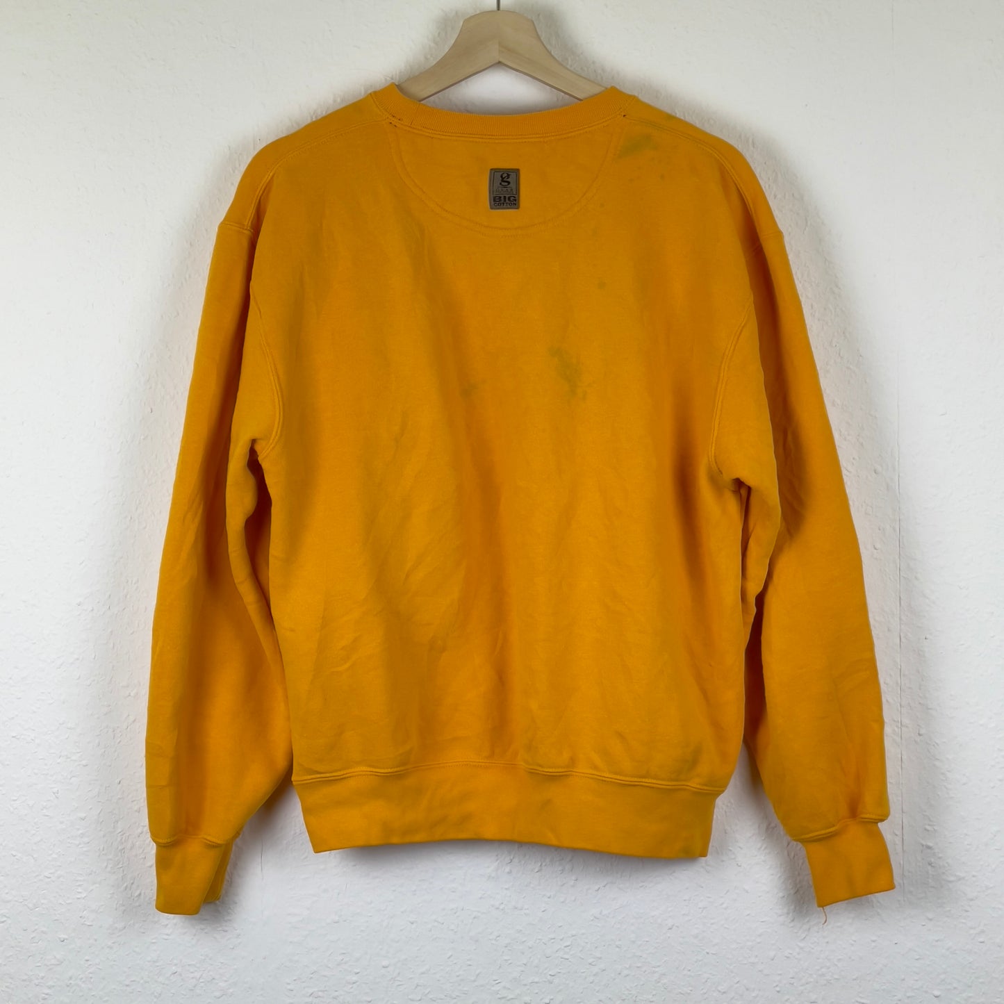 Vintage yellow Idaho embroidered sweatshirt S