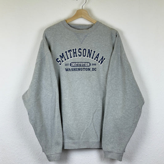 Vintage grey Washington College sweatshirt XL