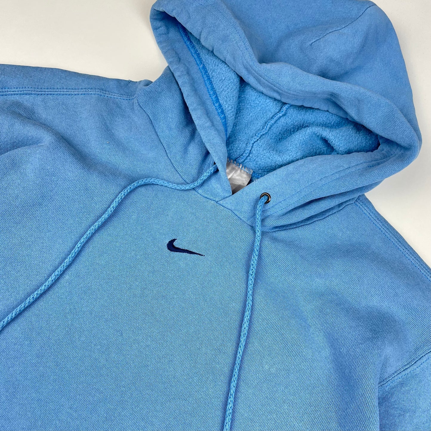 Vintage 00s Nike baby blue center swoosh Hoodie