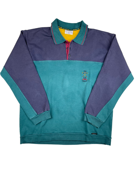 Vintage 90s Schiesser colorblock Sweatshirt