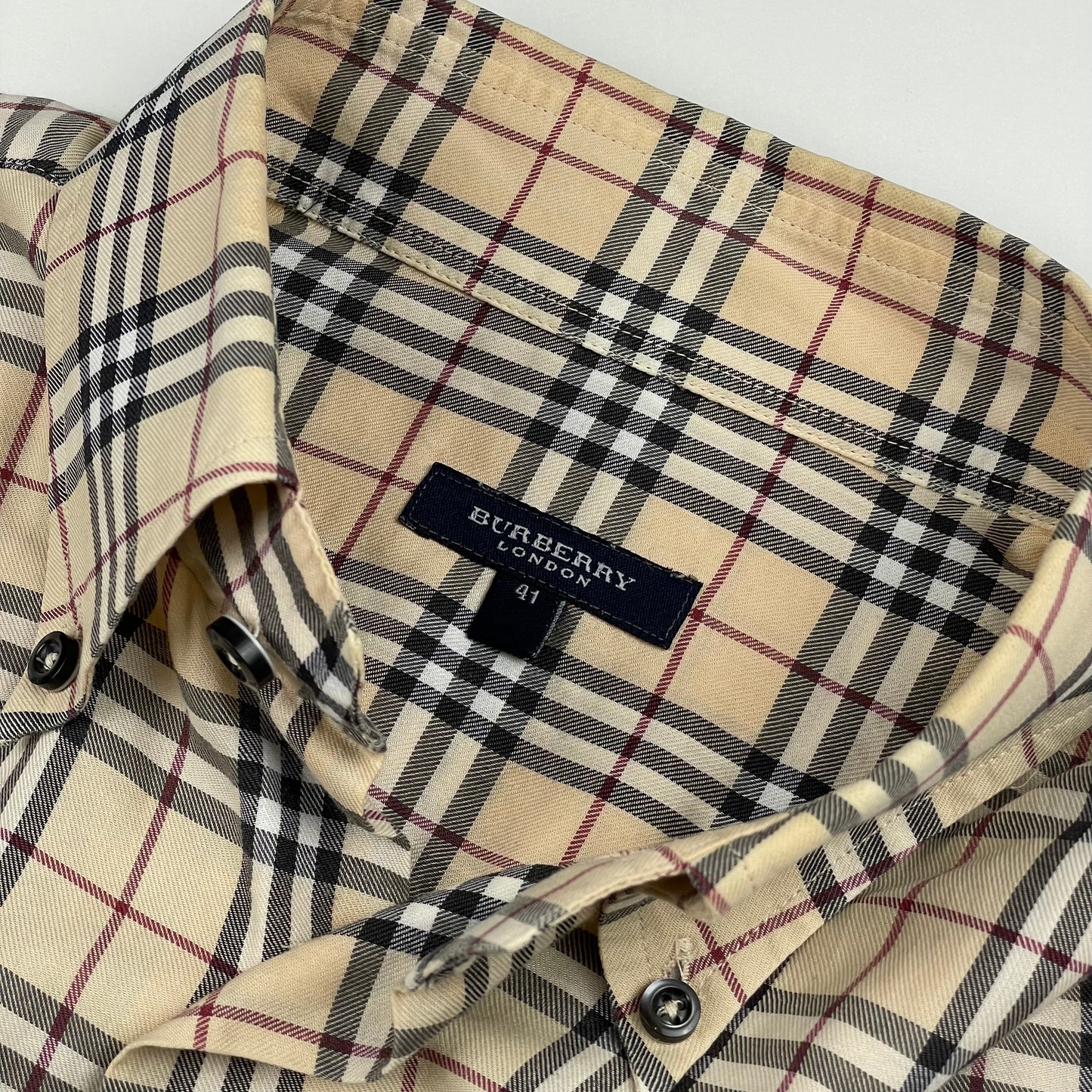 Classic Burberry novacheck shirt L / XL